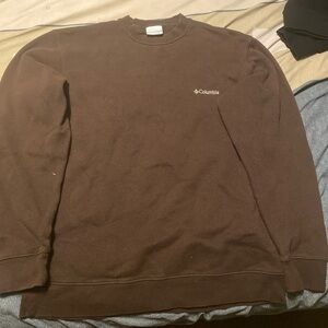 Columbia Men's Dark Brown Crewneck Sweater
